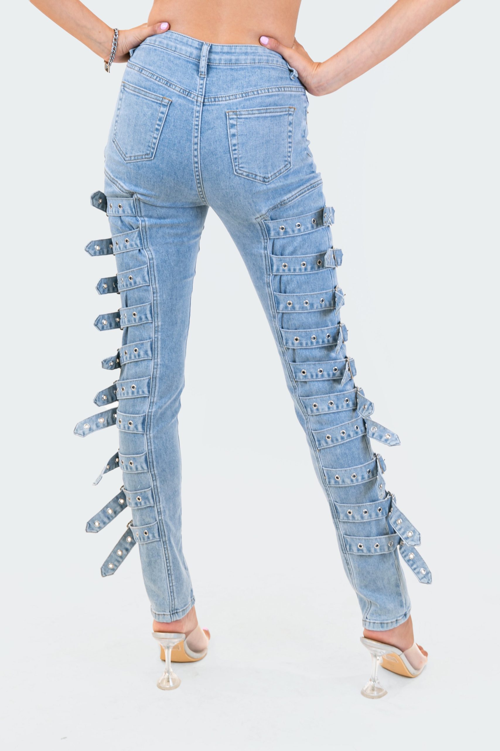 Buckle Up Stretch Jeans - Image 3
