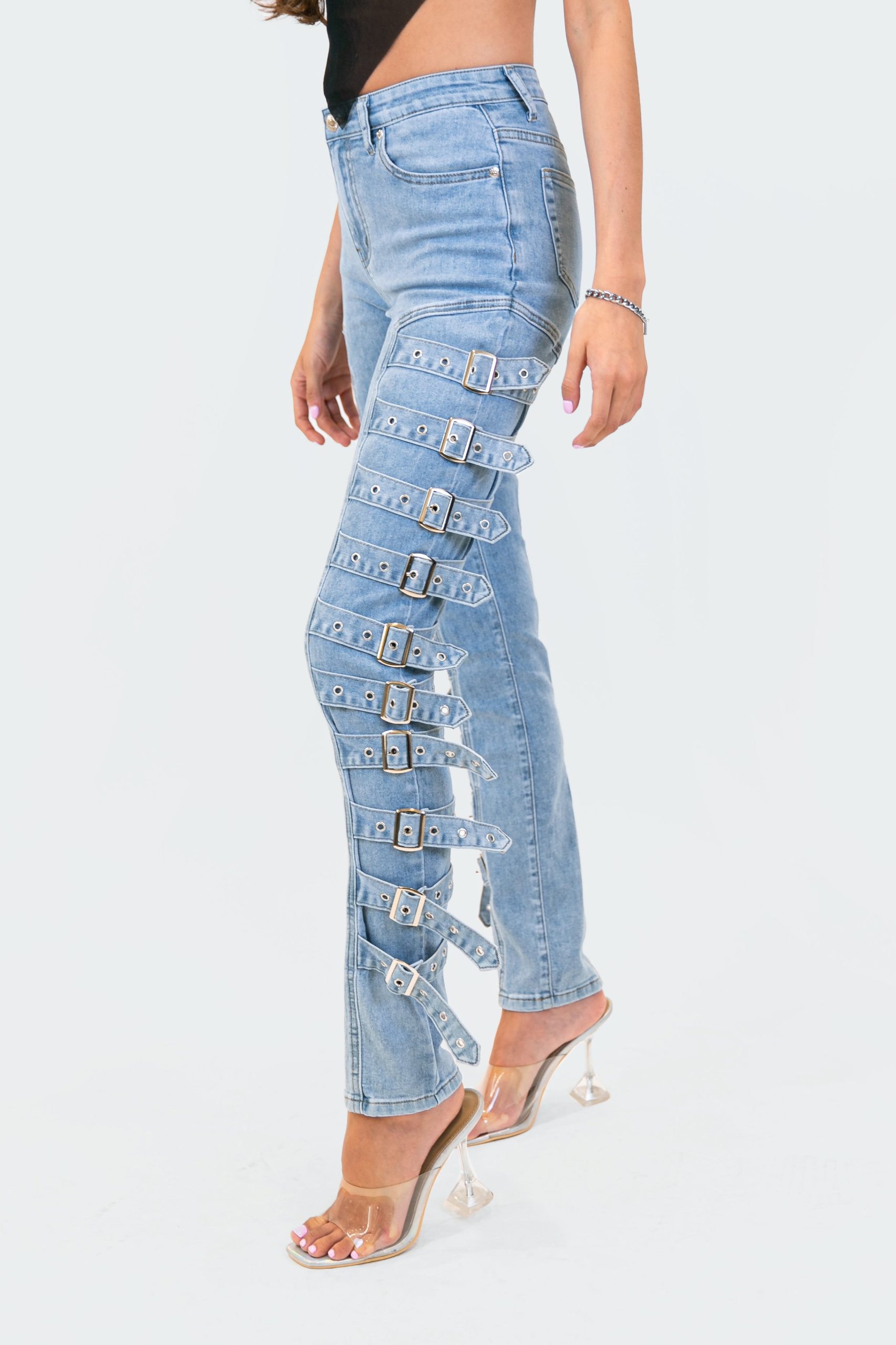 Buckle Up Stretch Jeans - Image 4