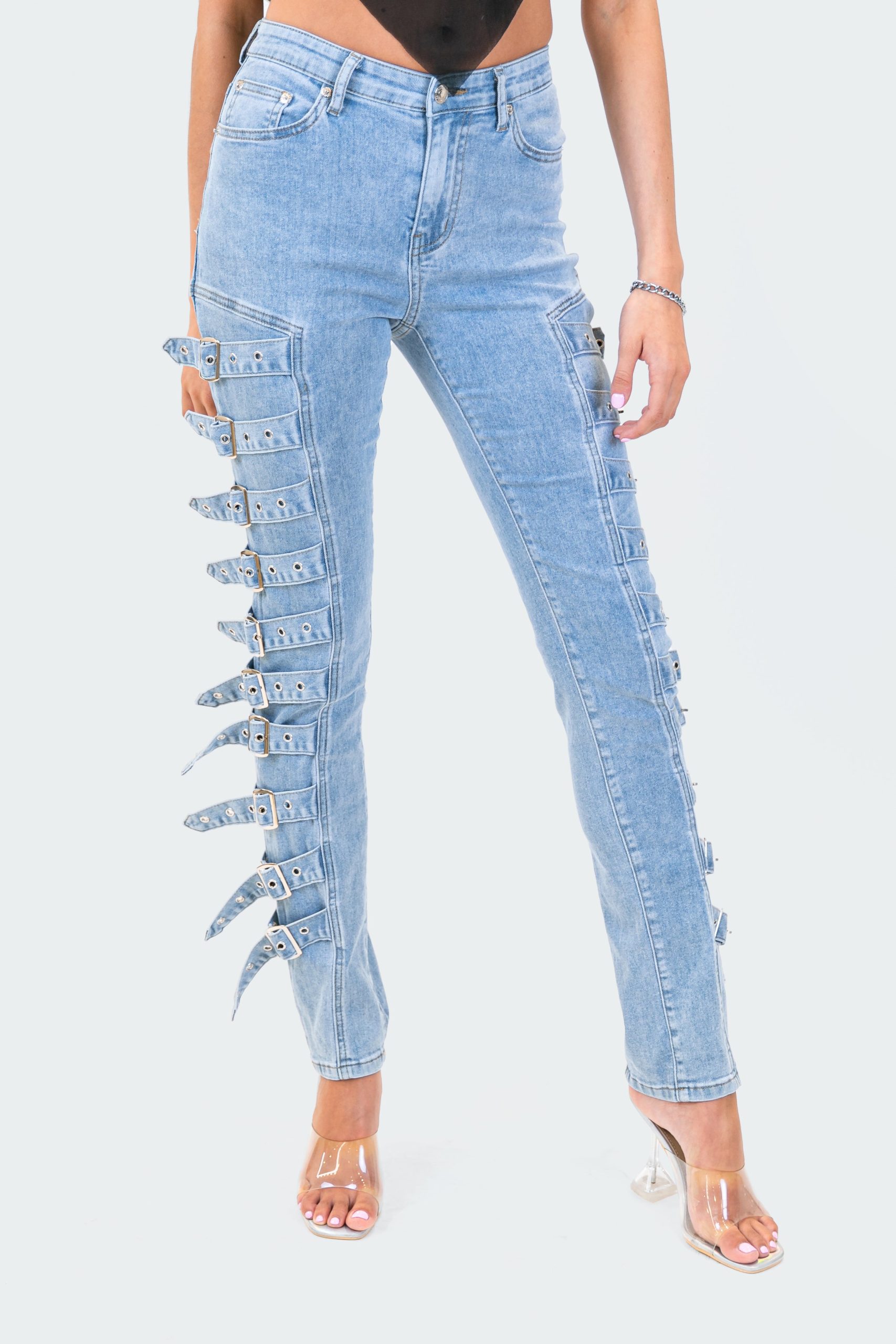 Buckle Up Stretch Jeans - Image 5
