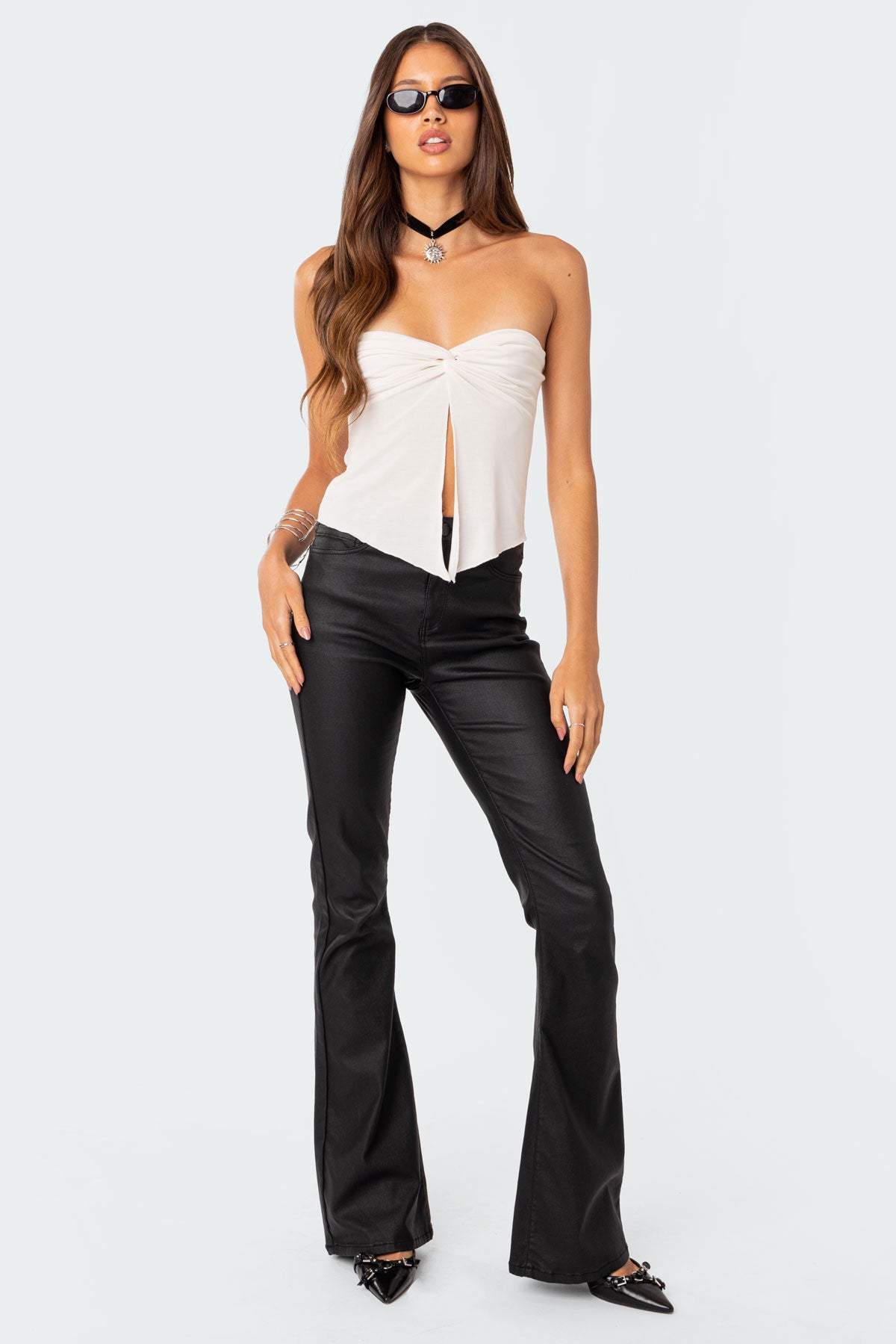 Twisted Split Front Tube Top - Image 5