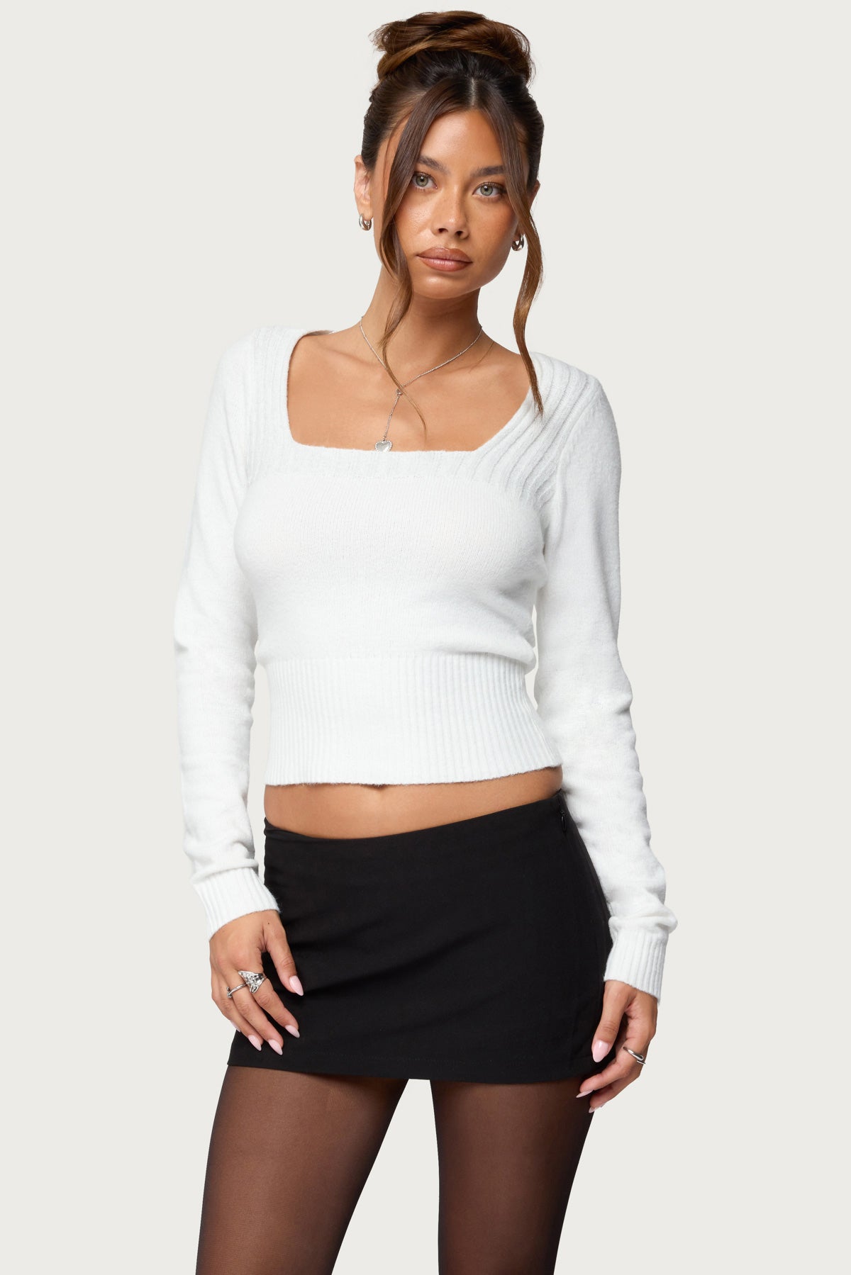 Kerry Square Neck Knit Top - Image 3