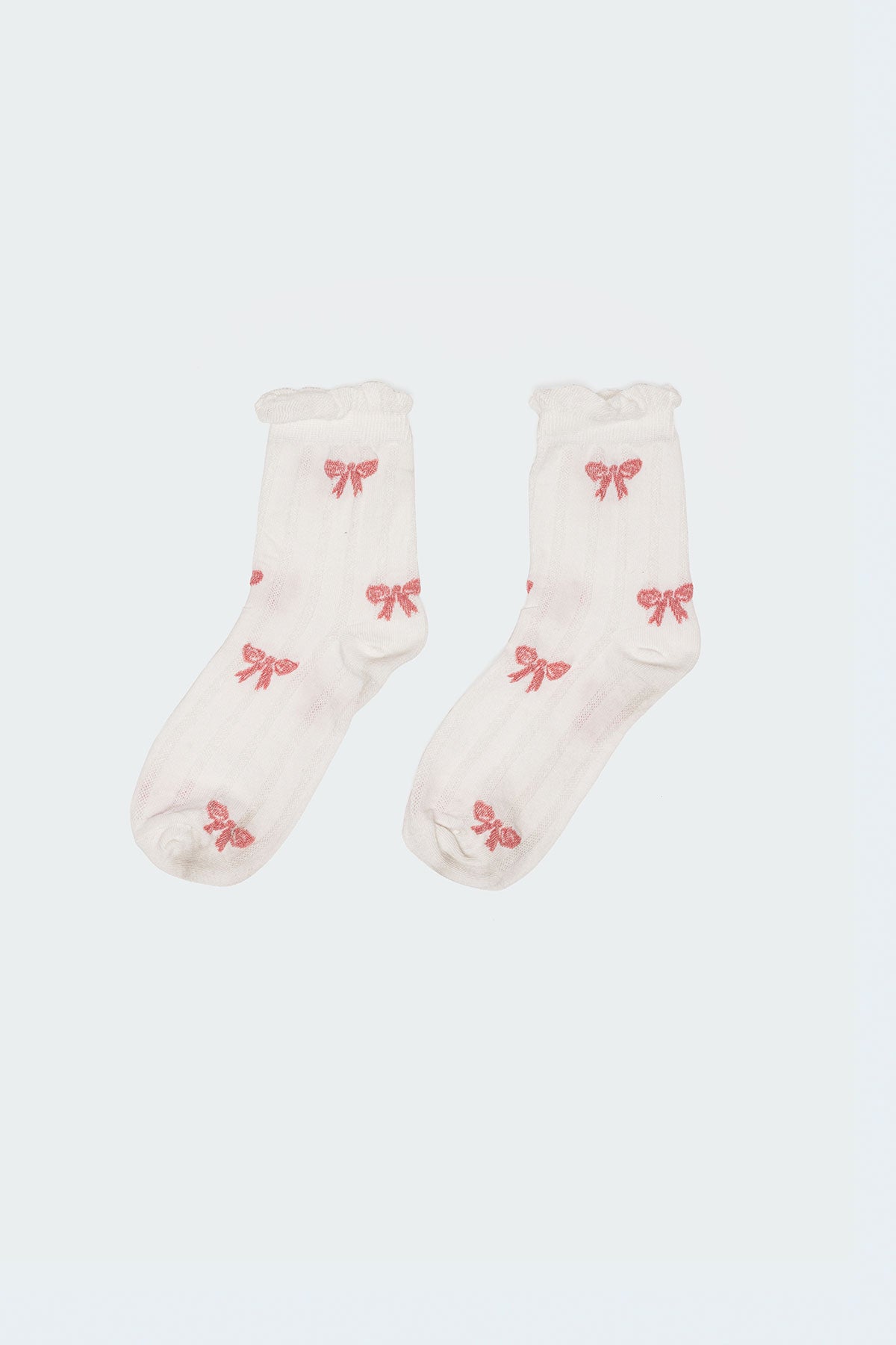 Bow Printed Socks - Image 2