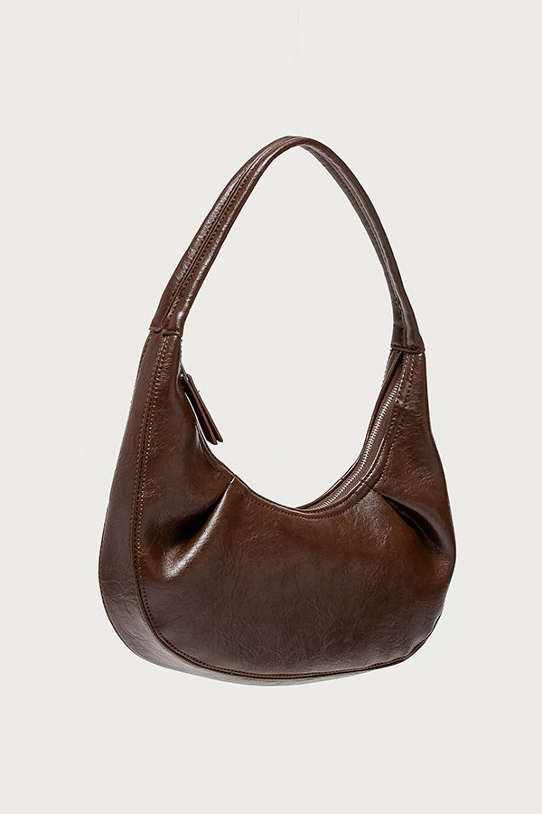 So Chic Faux Leather Shoulder Bag - Image 5