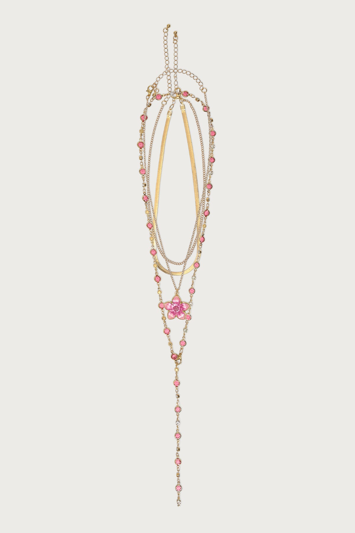 Tropical Flower Necklace Set - Image 2