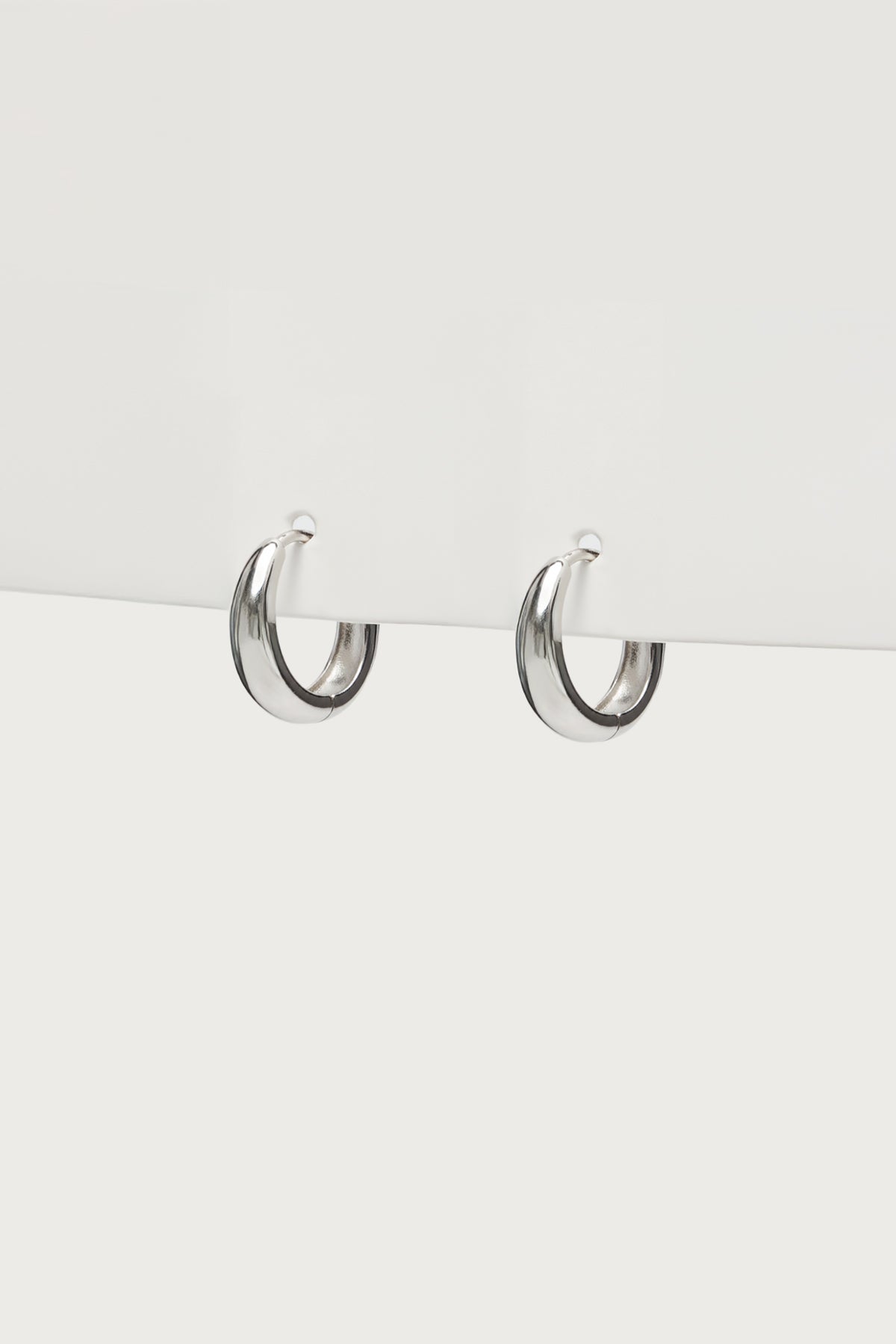 Chunky Hoop Earrings - Image 2