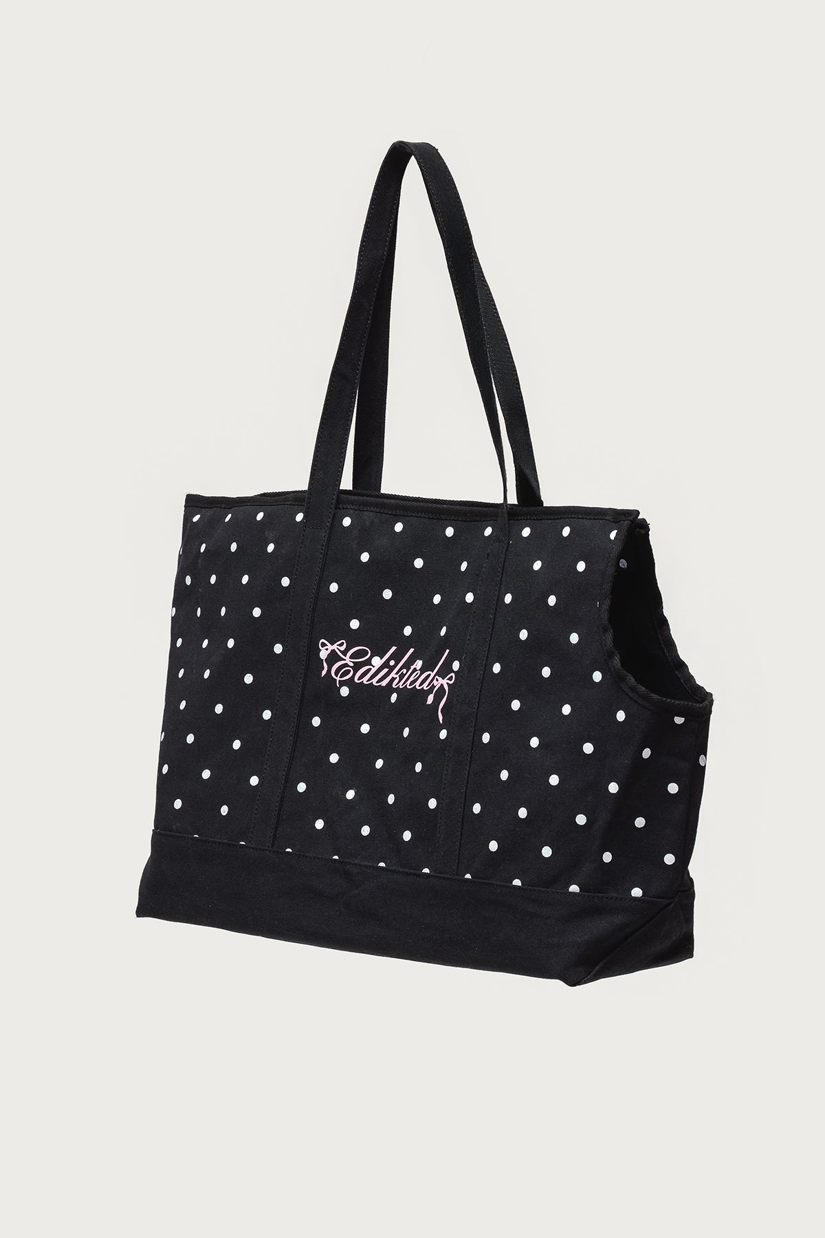 Polka Dot Pet Carrier Tote Bag - Image 6
