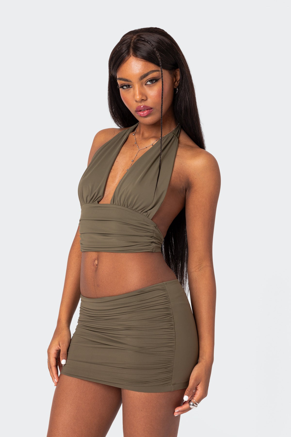 Kenya Gathered Halter Top - Image 3
