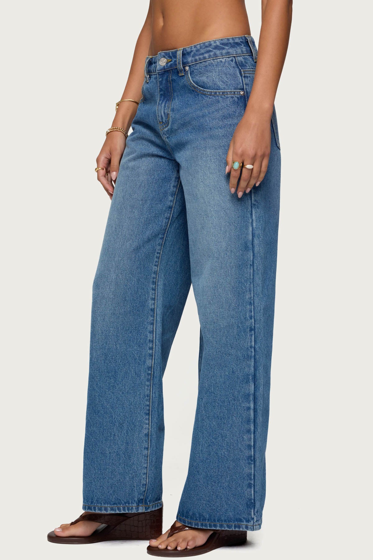 Ery Mid Rise Baggy Jeans - Image 3