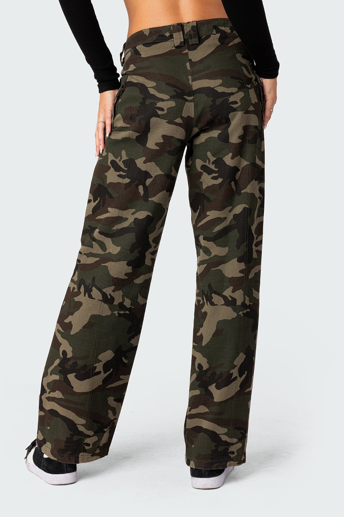 Aya Low-Rise Cargo Pants - Image 4