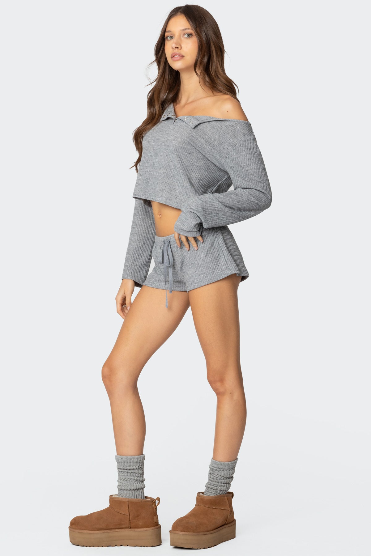Teddy Waffle Shorts - Image 3