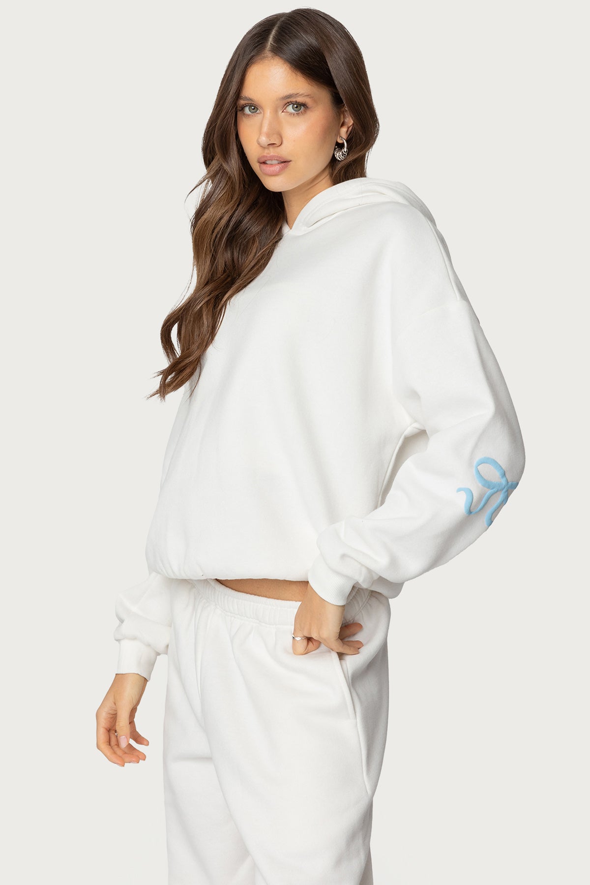 Bonney Bow Detail Hoodie - Image 3