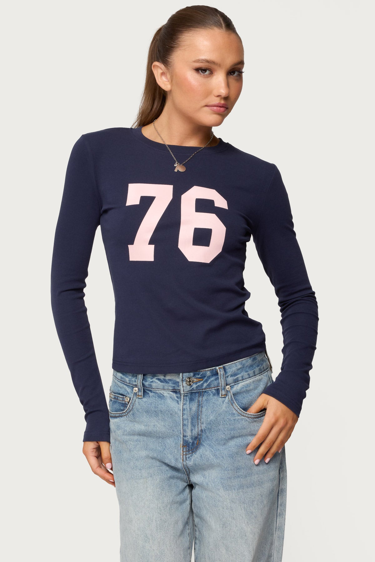 76 Long Sleeve T Shirt - Image 2