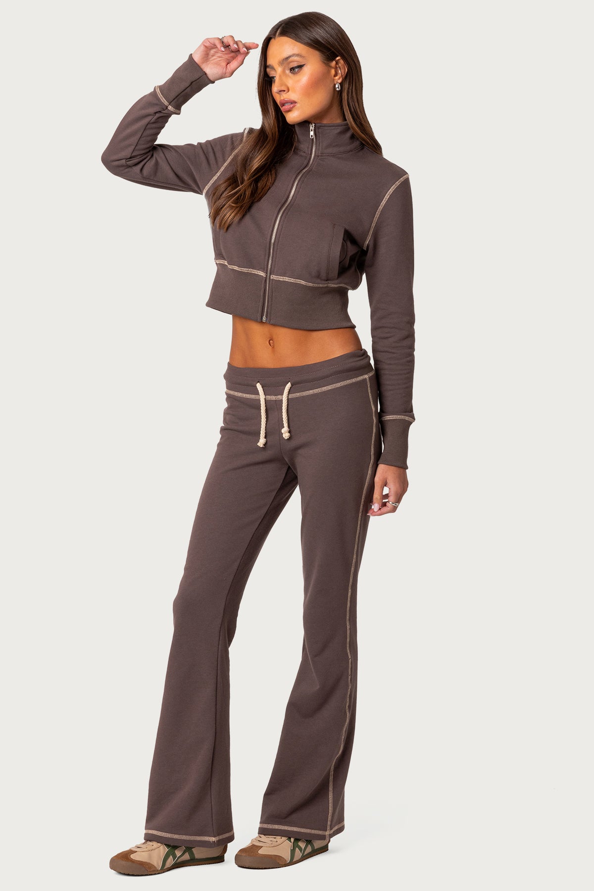 Alexia Zip Up Sweatshirt - Image 5
