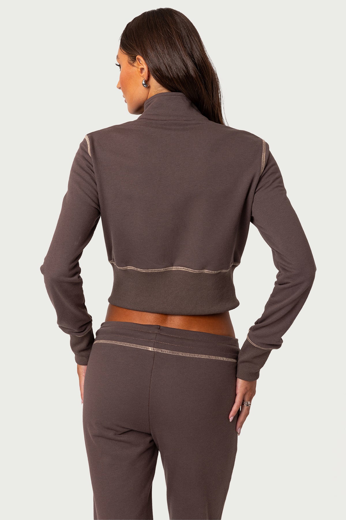 Alexia Zip Up Sweatshirt - Image 4