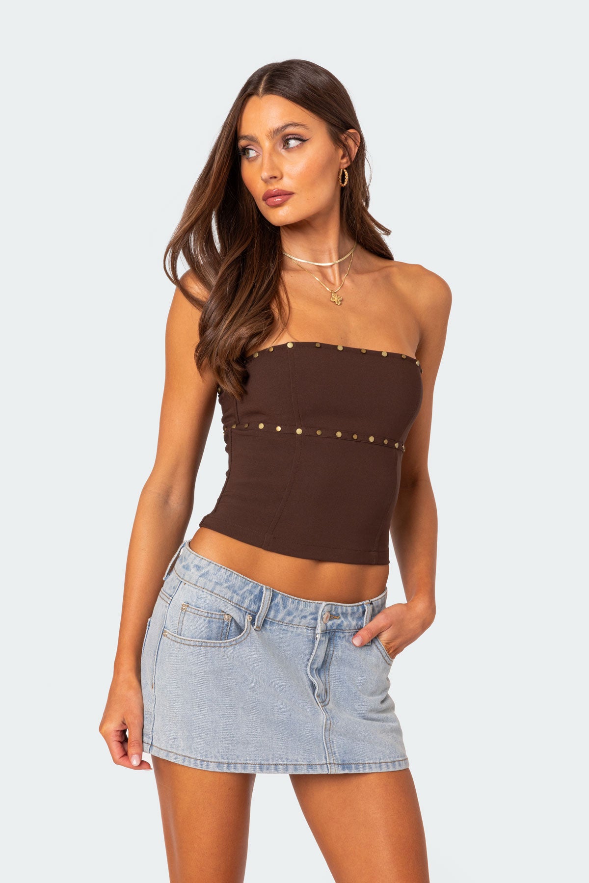 Darcy Studded Lace Up Corset - Image 3