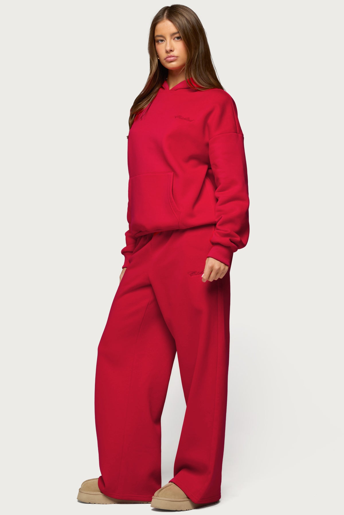 Basic Girl Wide Leg Edikted Sweatpants - Image 5