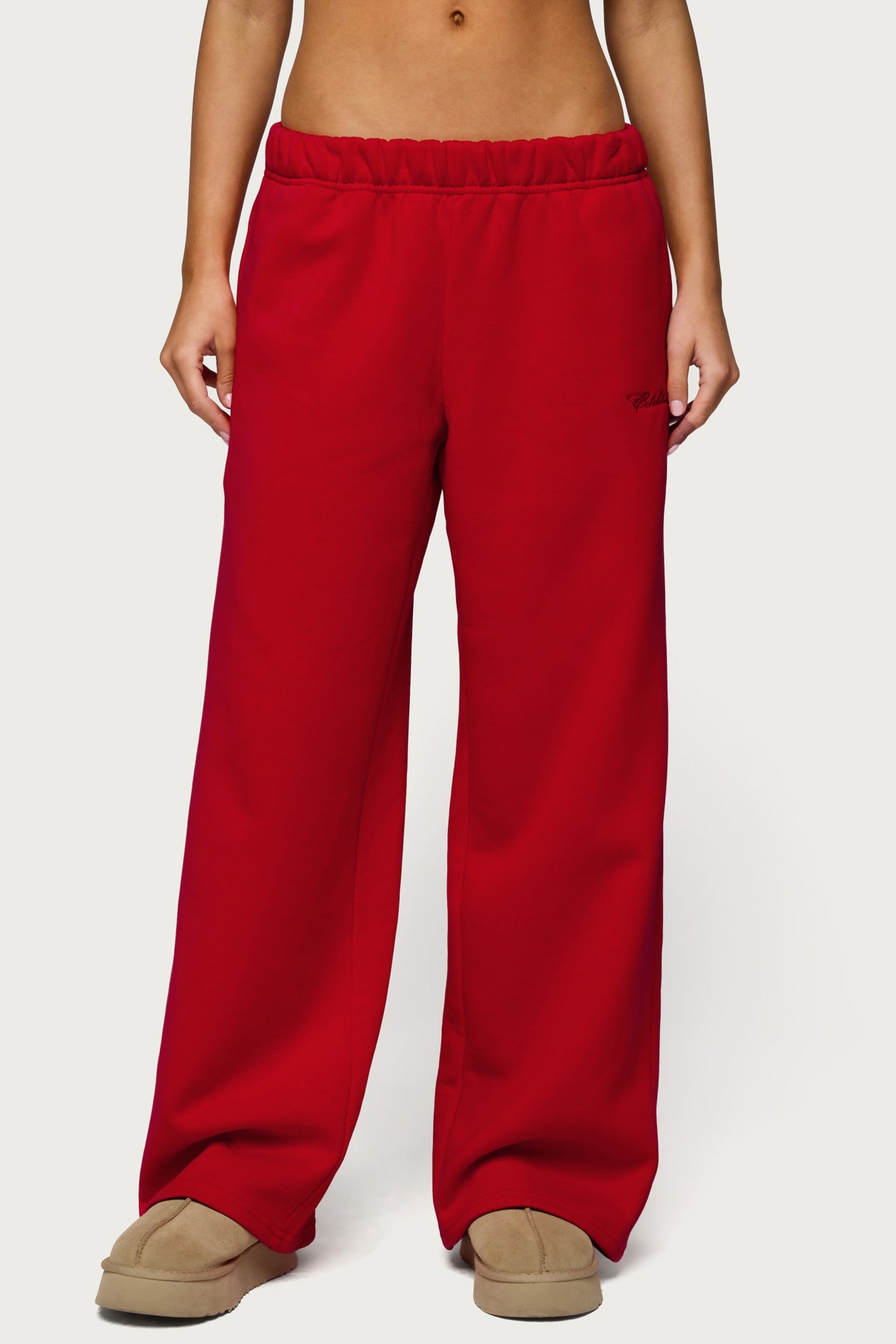 Basic Girl Wide Leg Edikted Sweatpants - Image 2