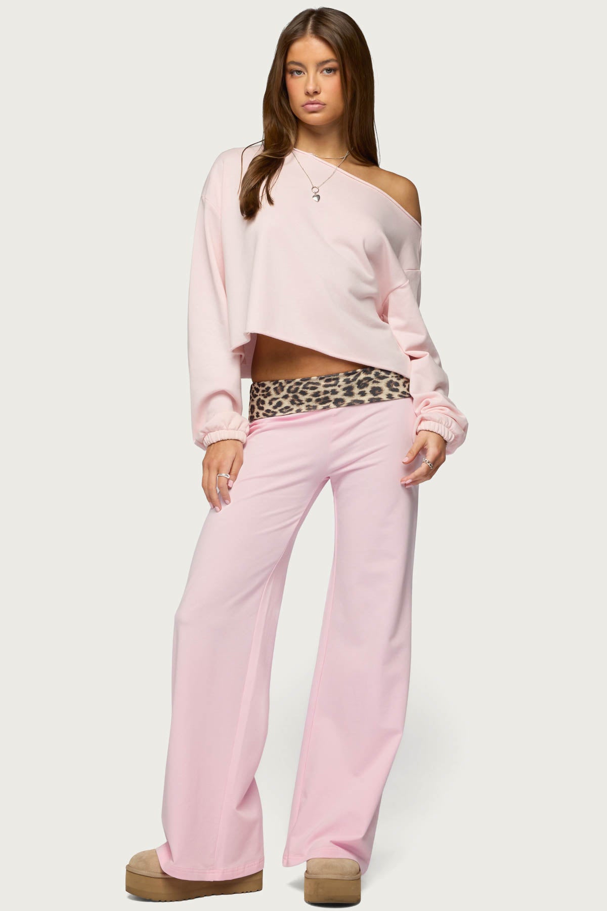 Leopard Foldover Pants - Image 4