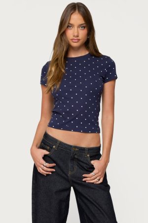 Lorenzo Polka Dot T Shirt