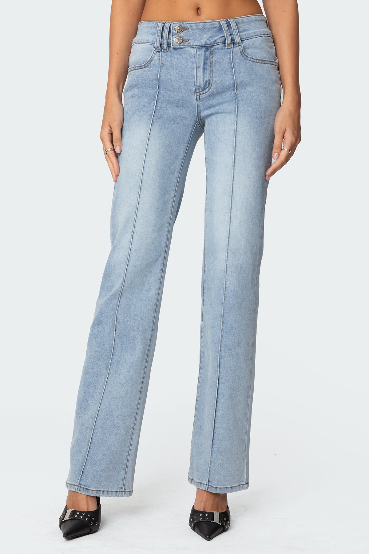 Avril Low Rise Bootcut Jeans - Image 2