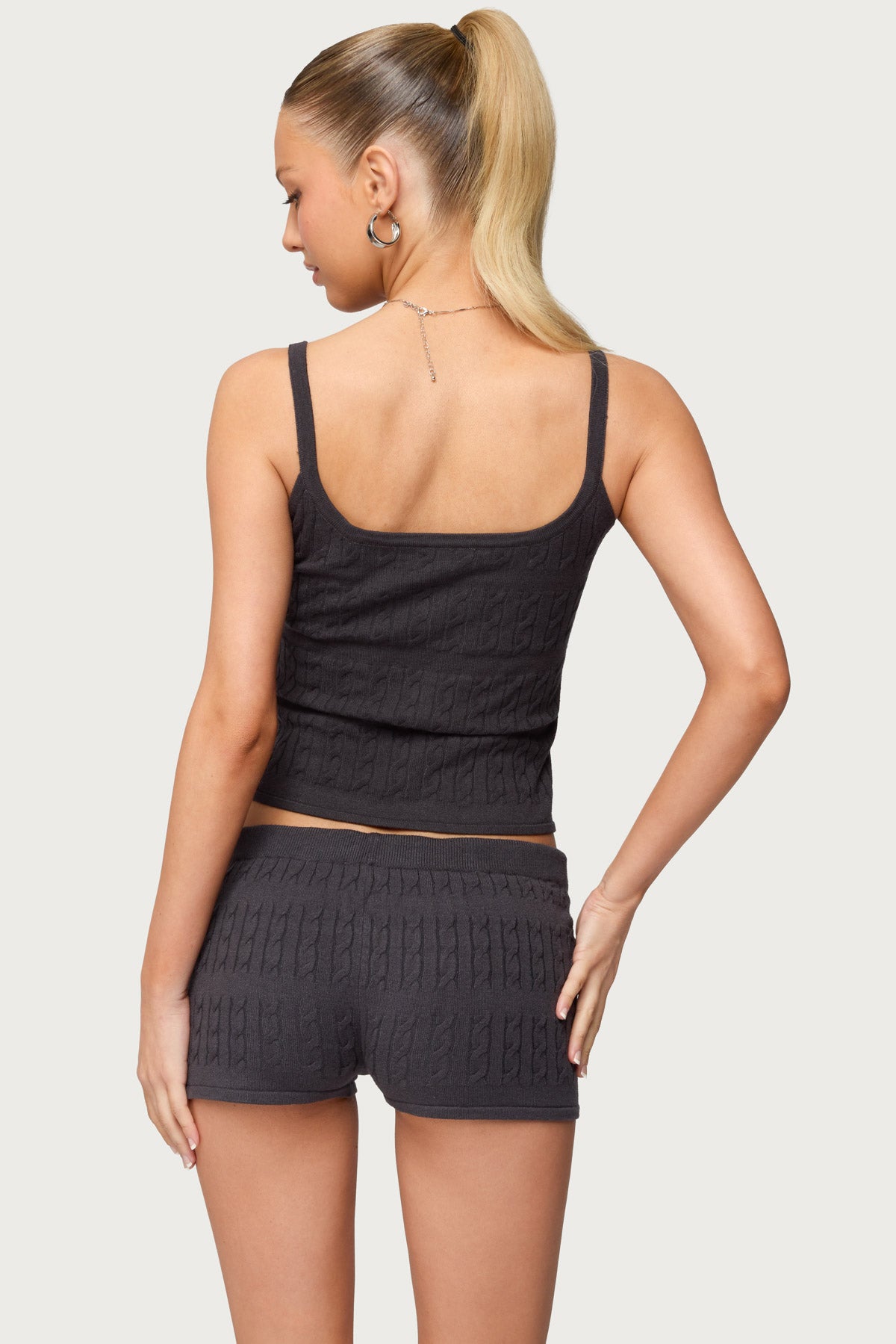 Nella Cable Knit Tank Top - Image 4