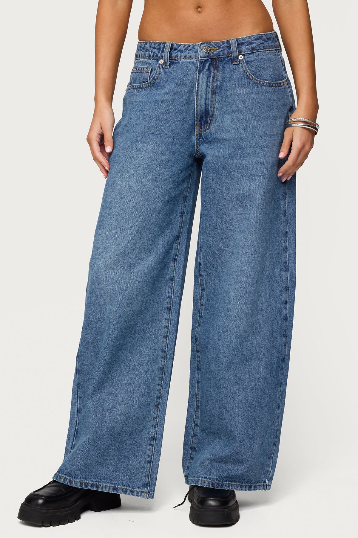 Skye Low Rise Baggy Jeans - Image 2