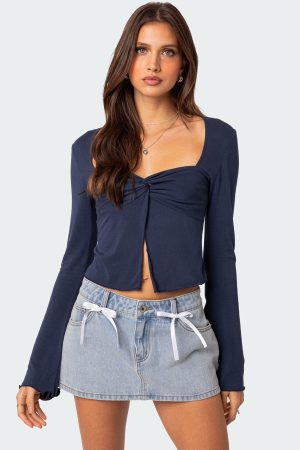 Maxine Twist Front Top