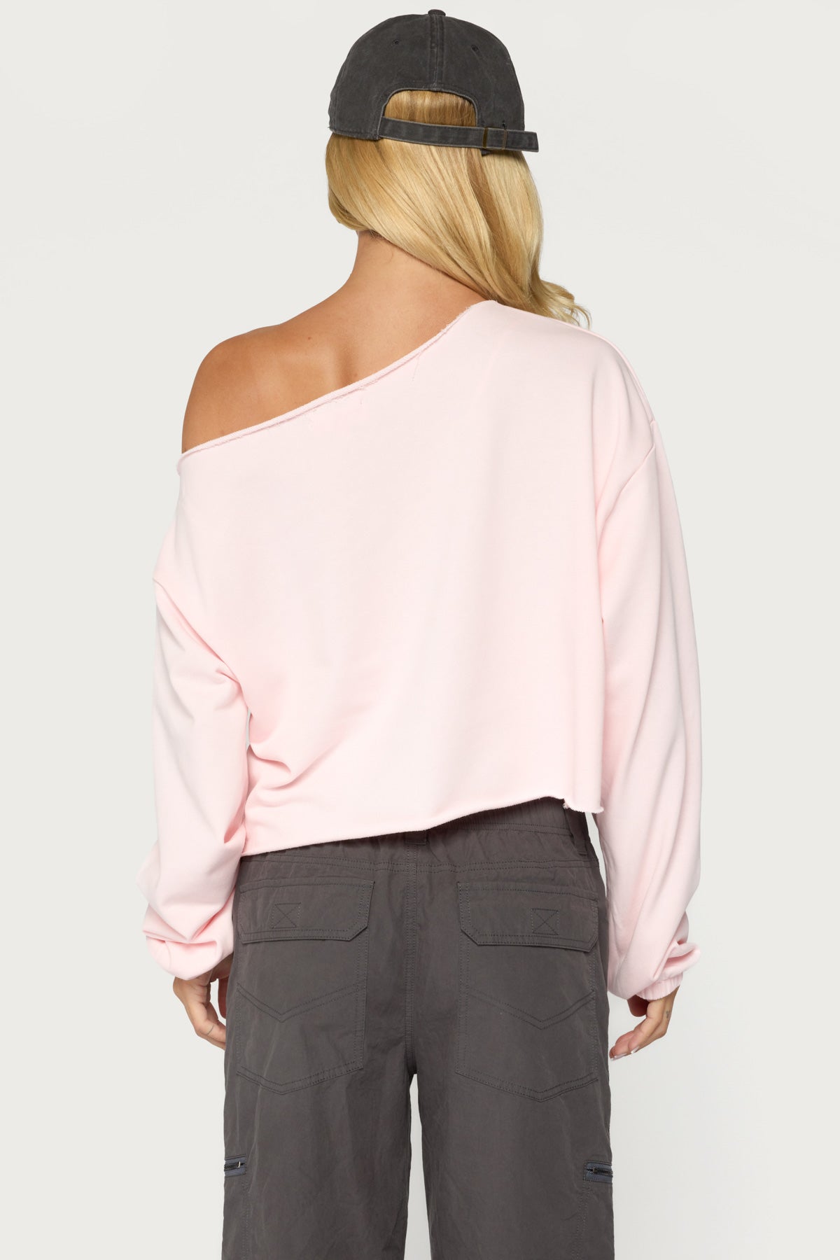 Aveline Off Shoulder Light Sweatshirt - Image 5