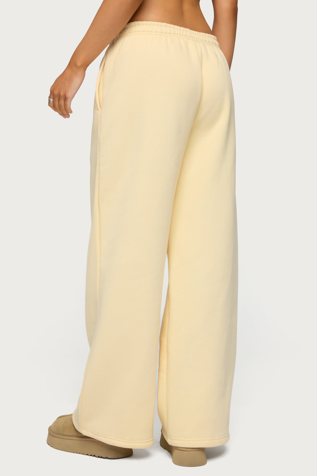 Edikted Lover Wide Leg Sweatpants - Image 4