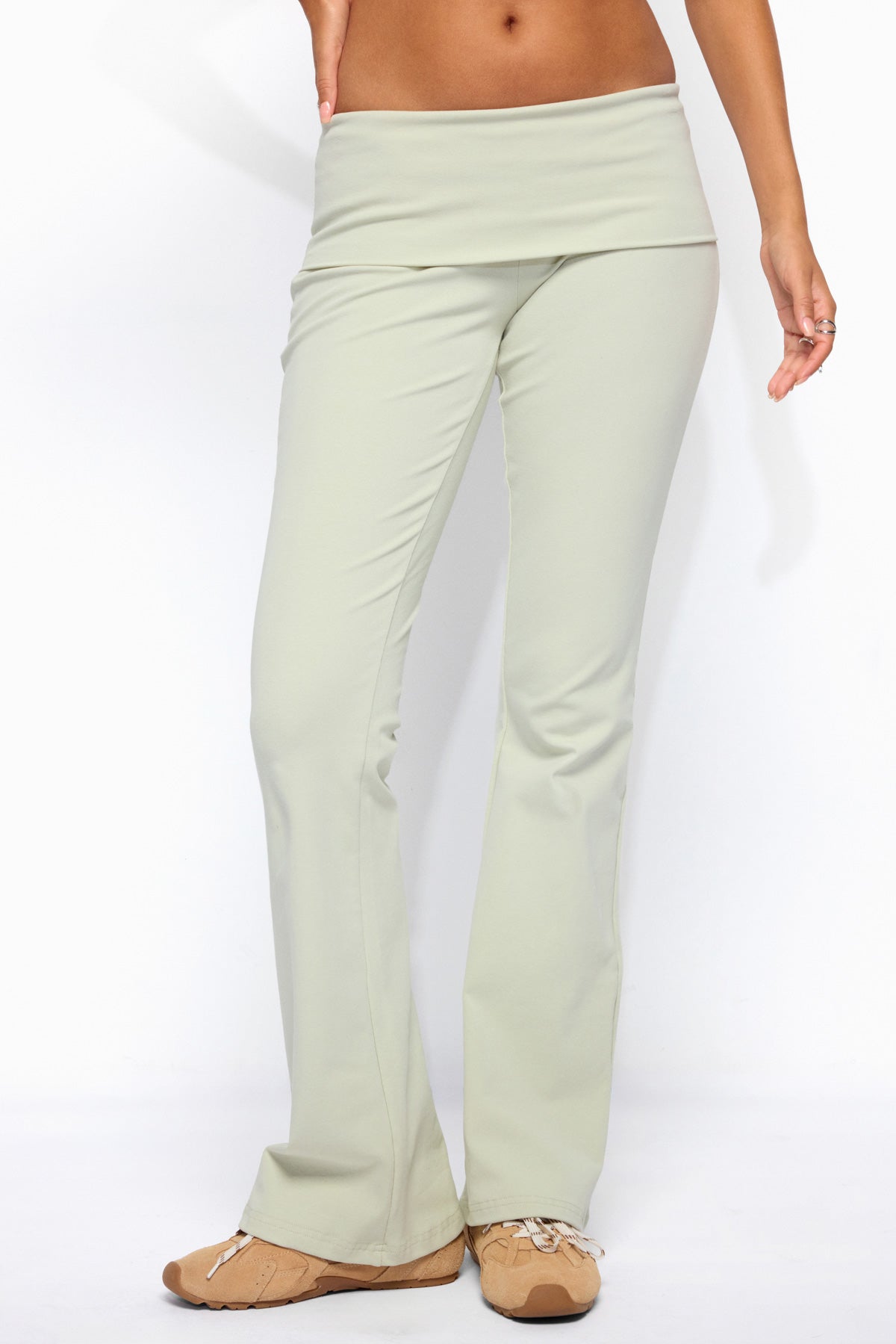 Ivanne Foldover Flared Pants - Image 2