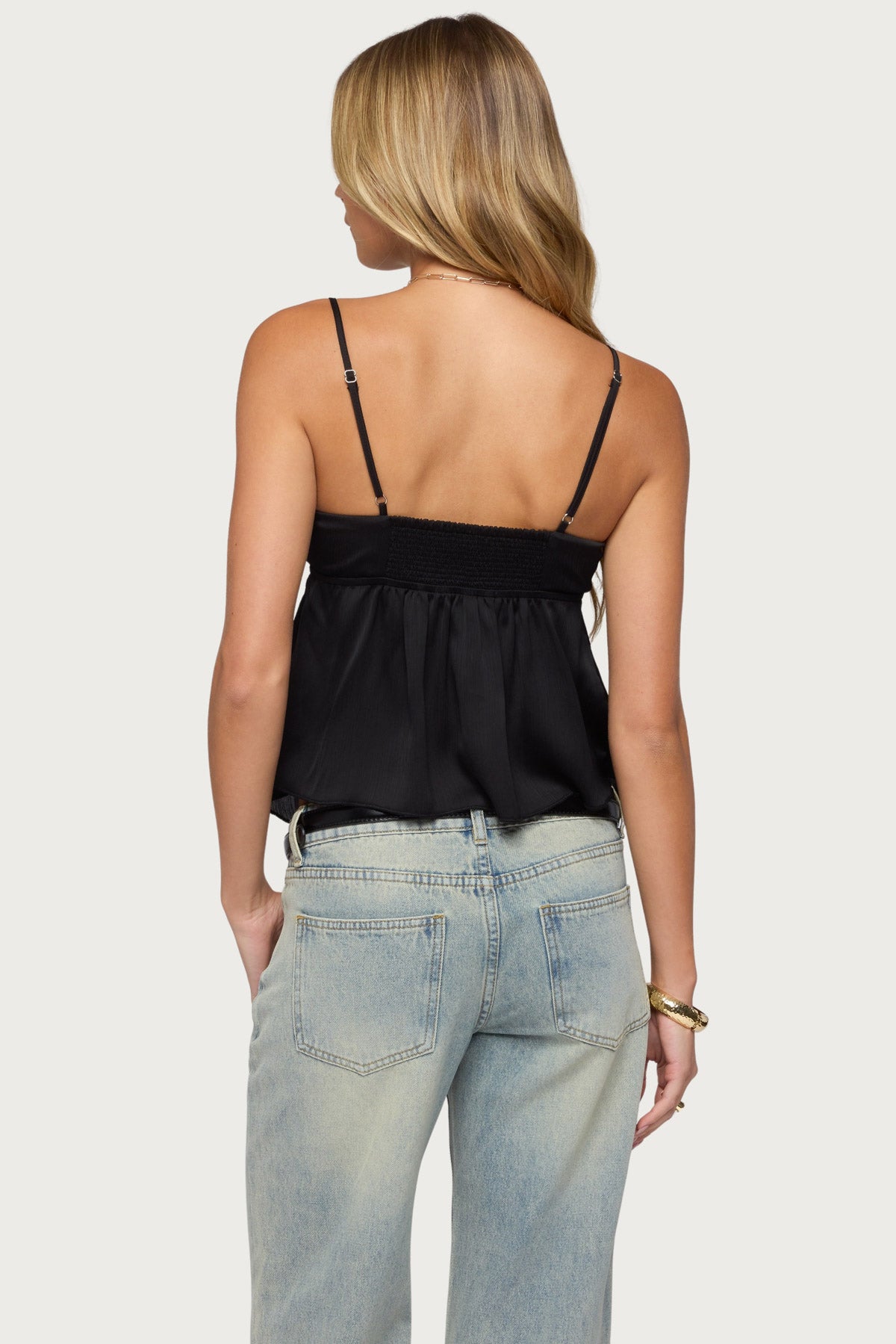 Liby Spilt Front Babydoll Top - Image 5