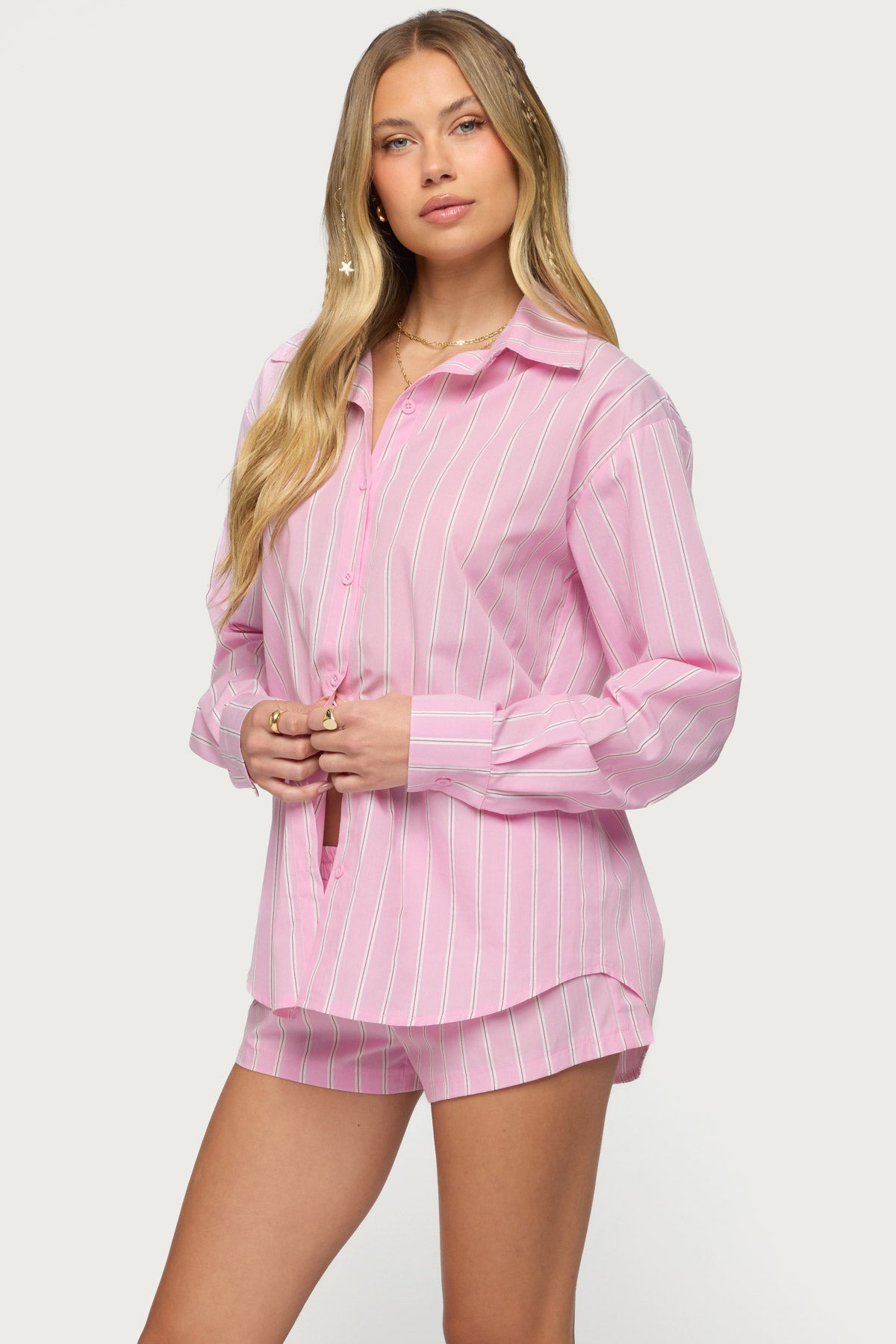 Carmella Striped Oversized Shirt - Image 4