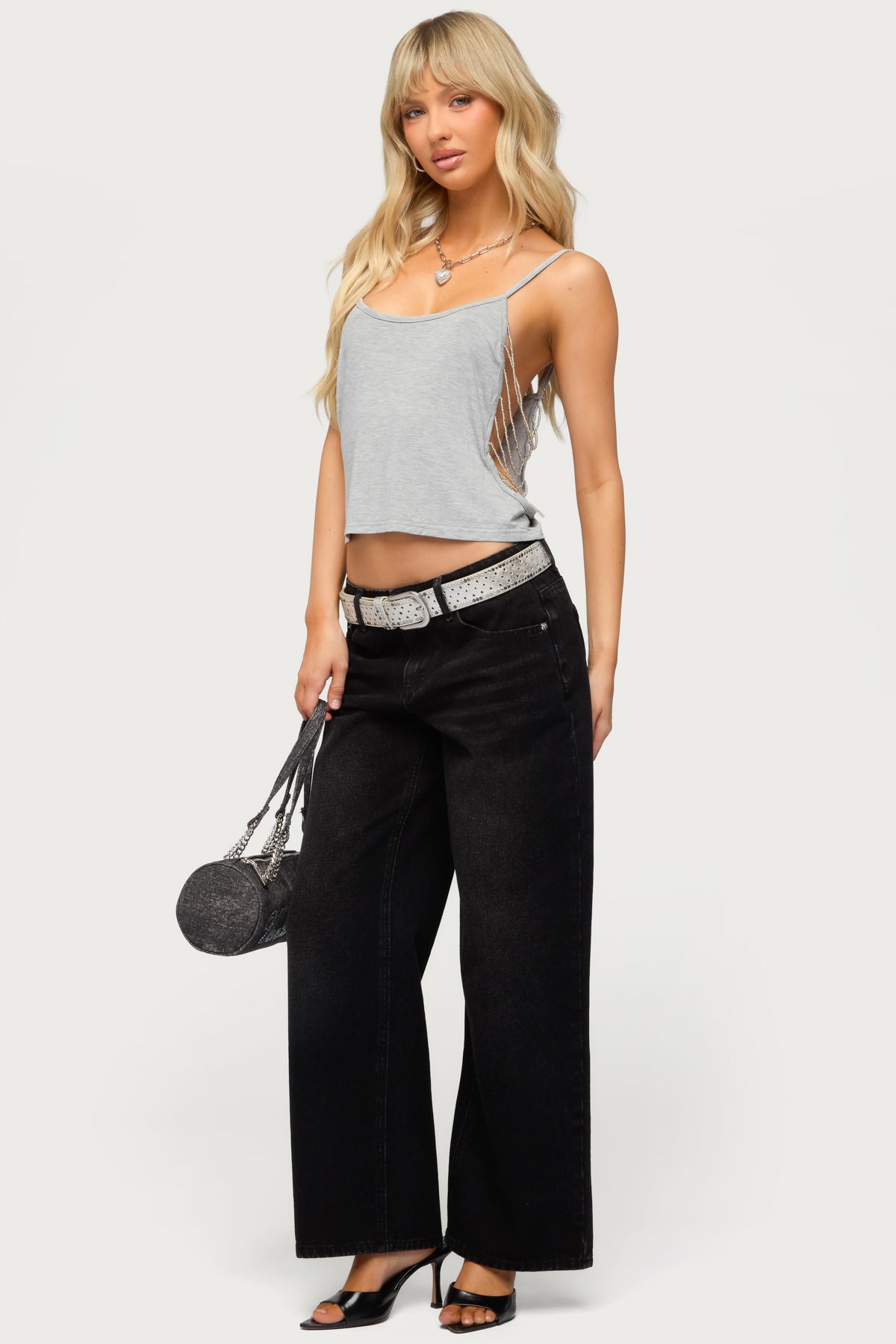 Petite Raelynn Washed Low Rise Baggy Jeans - Image 5
