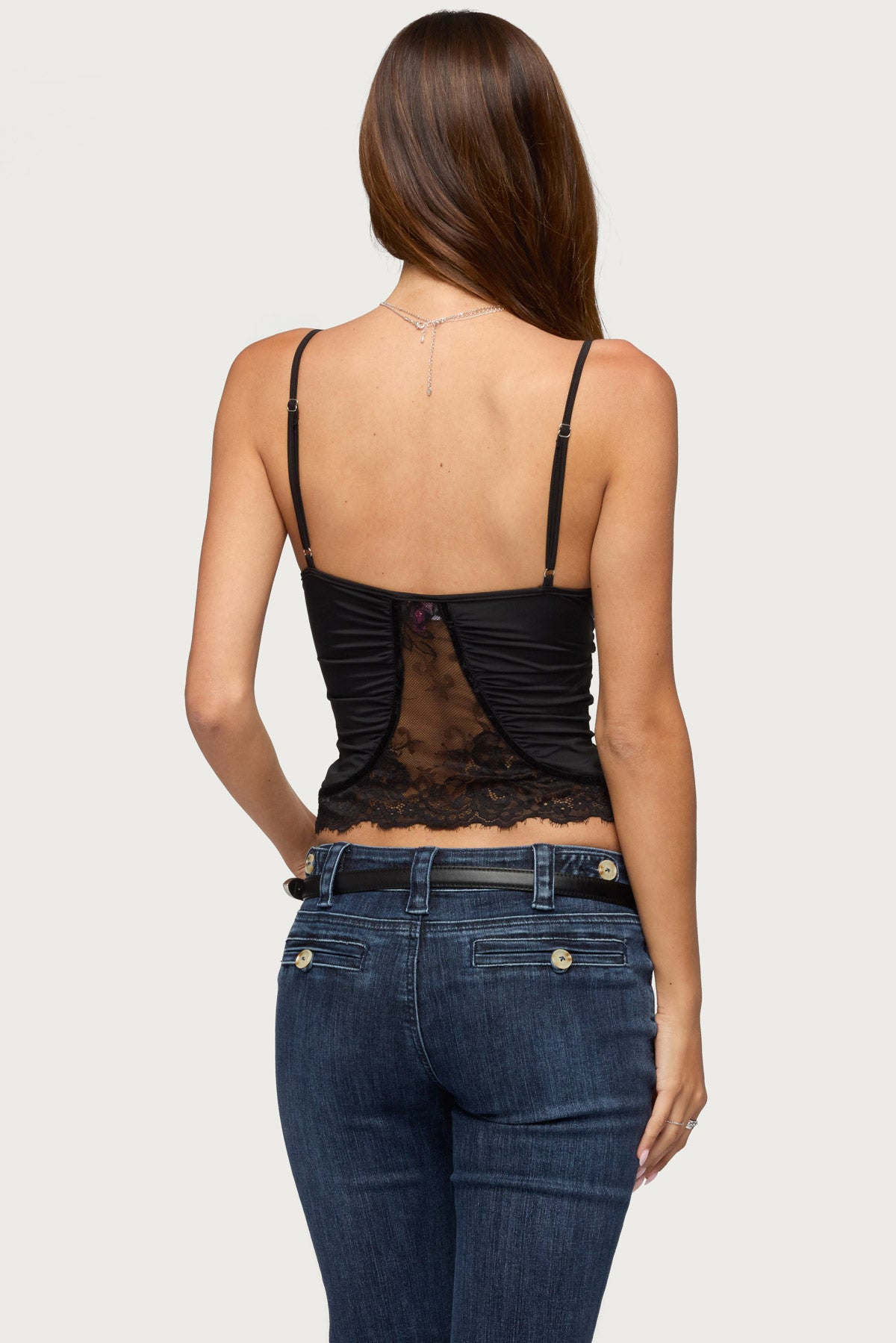 Yanny Lacey Tank Top - Image 5