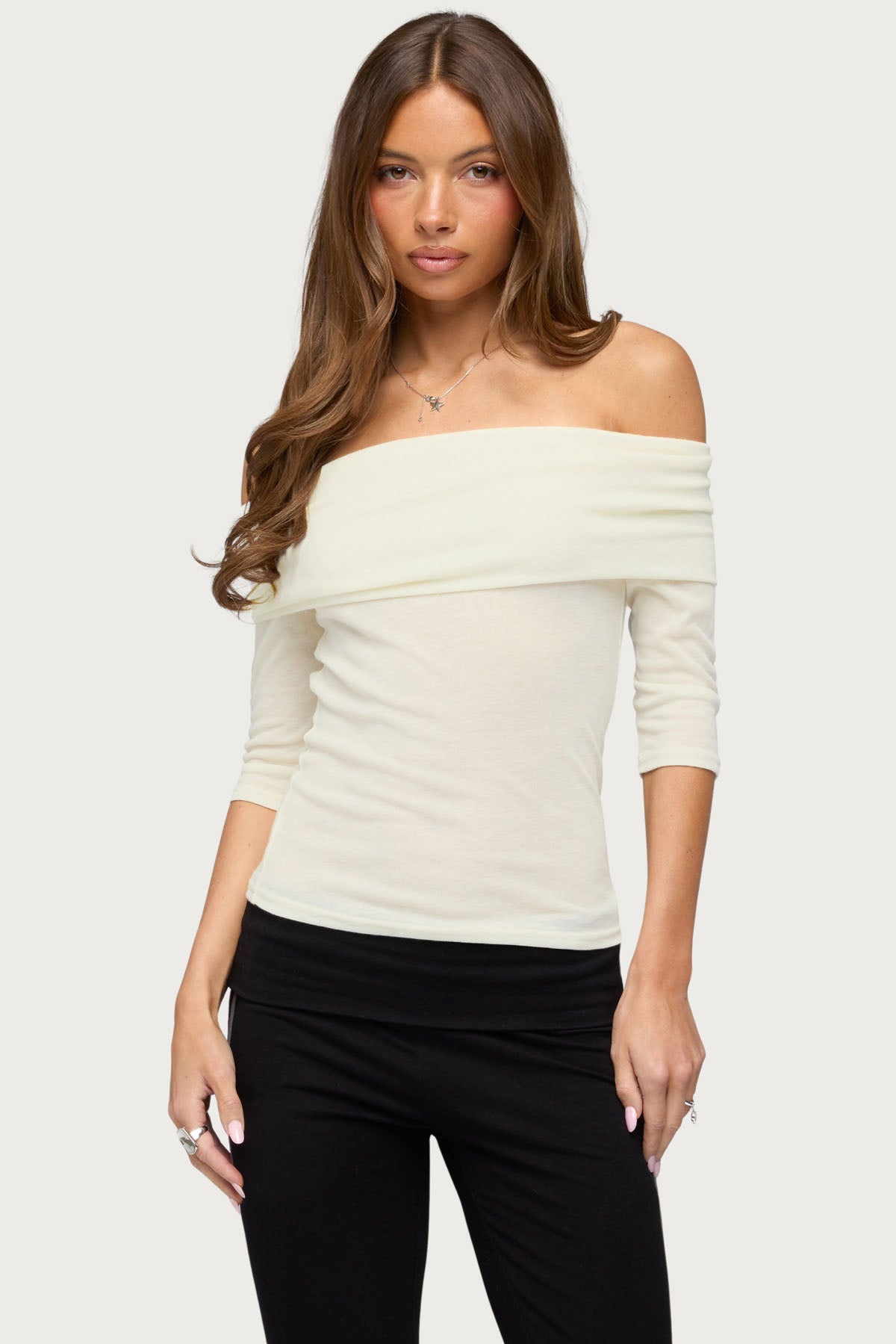 Thais Foldover Backless Top - Image 2
