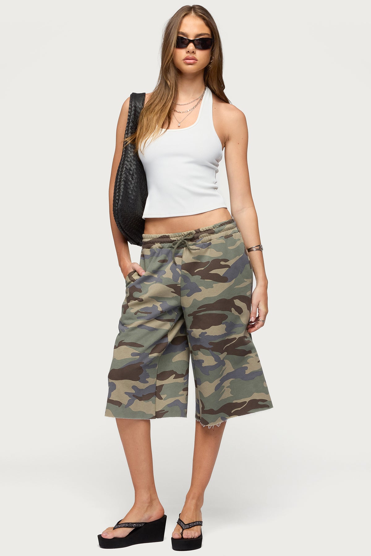 Kristene Ribbed Halter Top - Image 2