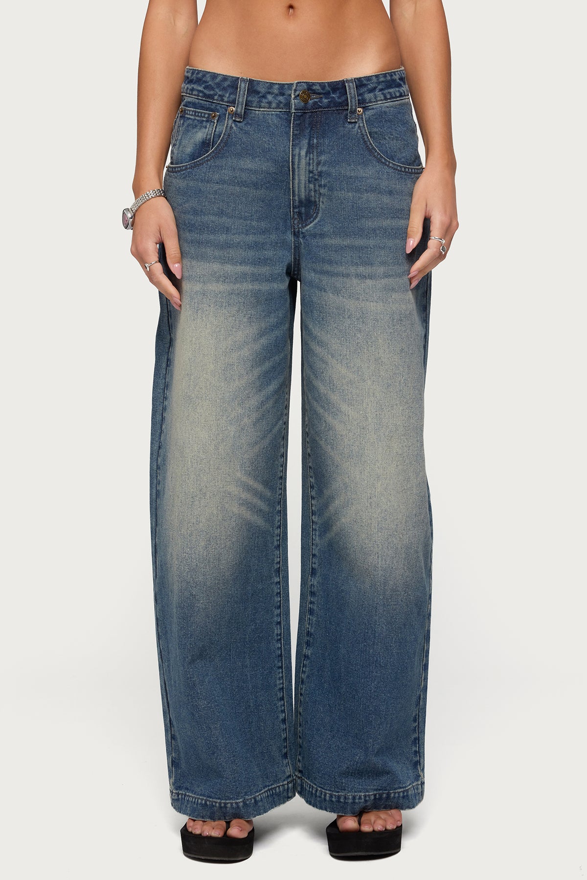 Sabira Low Rise Baggy Jeans - Image 2