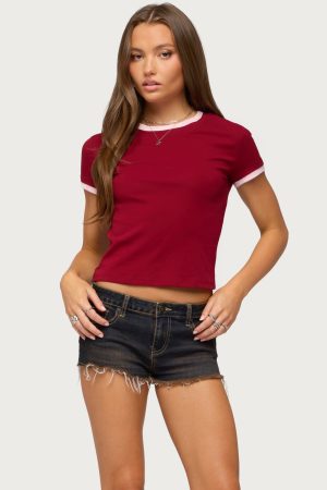 Opaline Contrast T Shirt