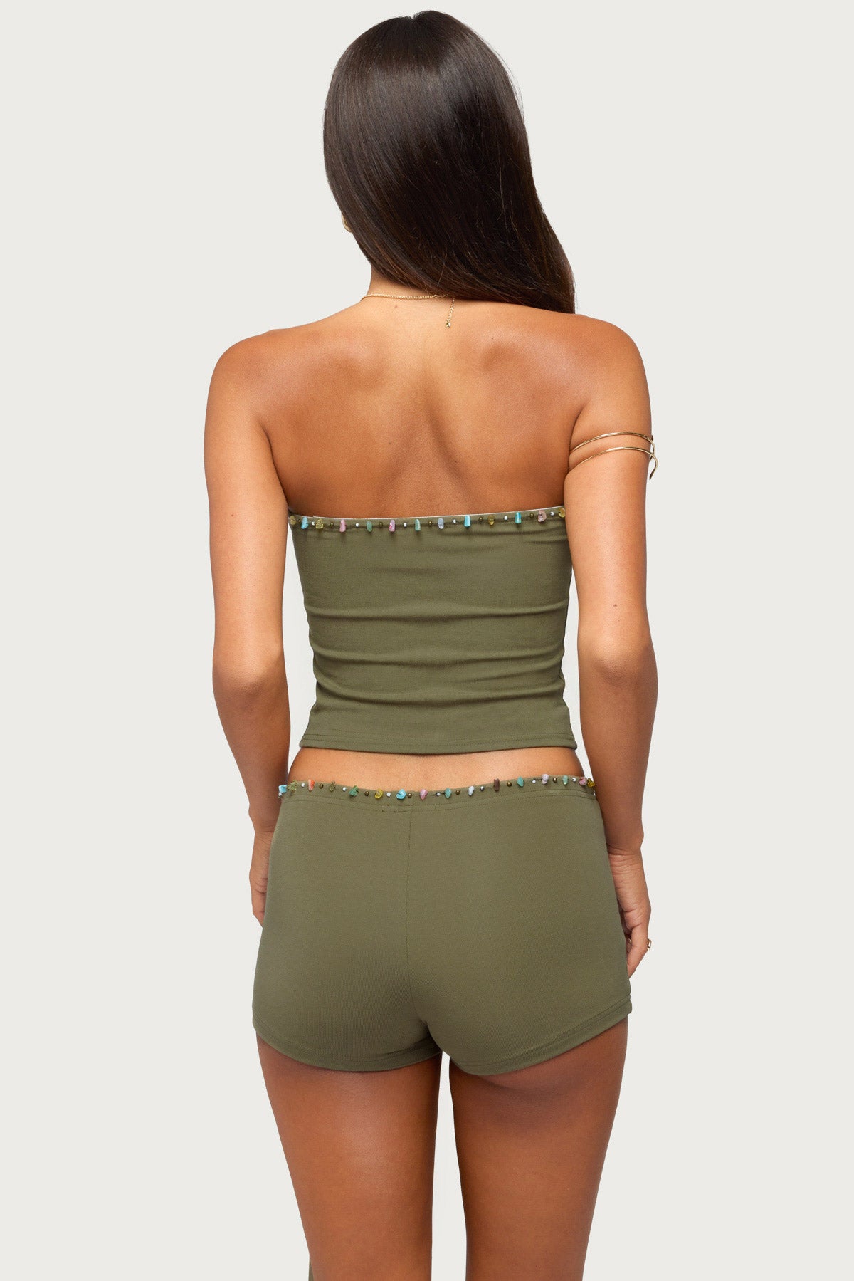Monroah Bead Strapless Top - Image 5