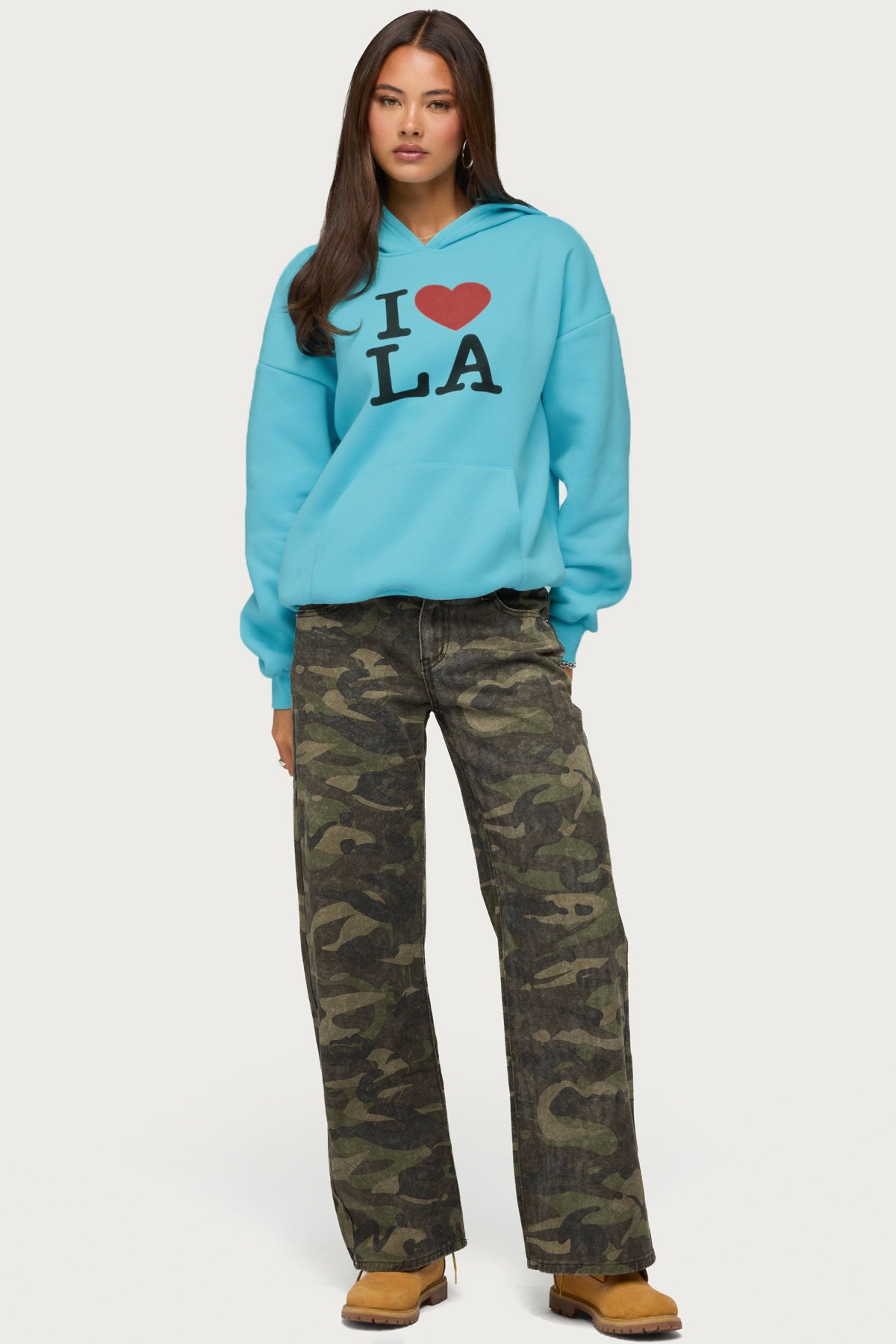 Soya Camo Low Rise Baggy Jeans - Image 5